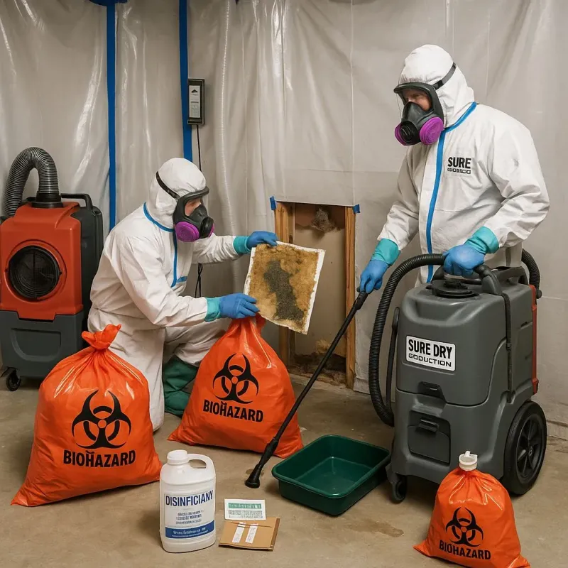 Contaminated Water Handling Protocols process in Iowa Park, TX